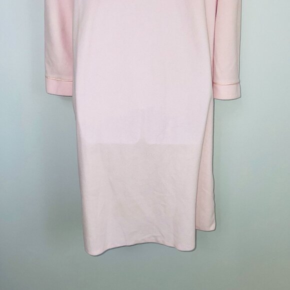 Vintage Sears Ultra Plush Womens Small Robe Pink Floral Long Sleeve Housecoat - Picture 8 of 9